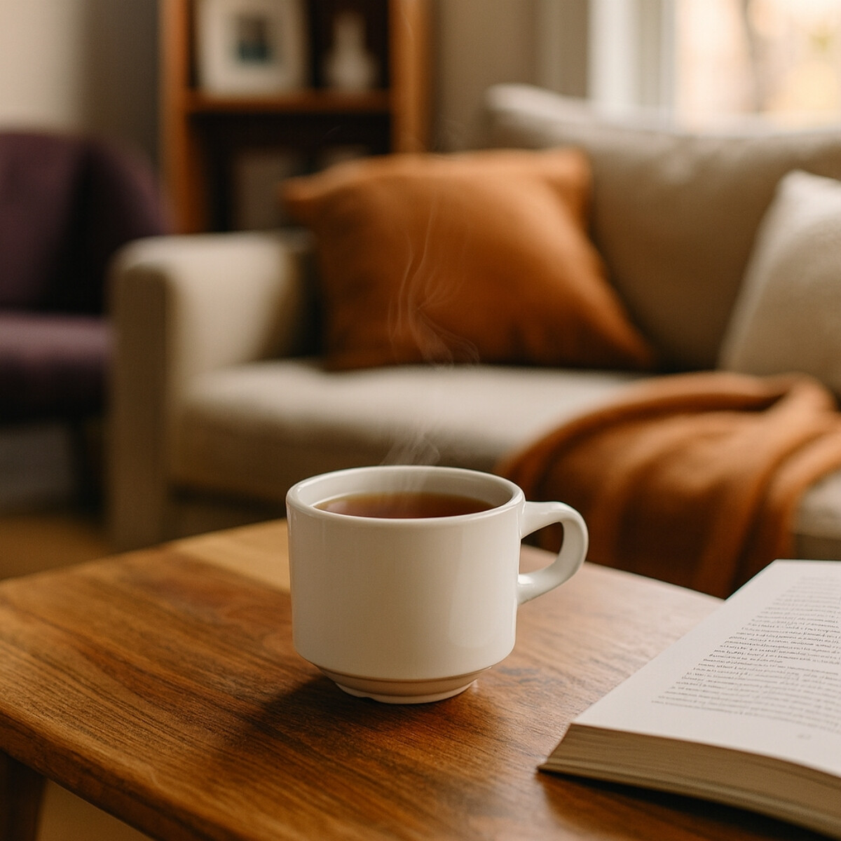 Pocillo de Té Recto Actualite 240 ml Blanco Porcelana 