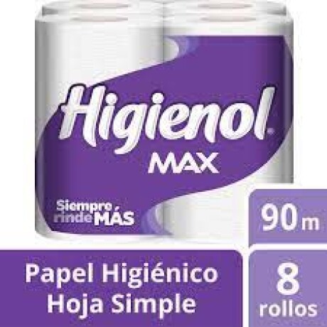 Higienol Papel Higiénico Max 90m X 8 Higienol Papel Higiénico Max 90m X 8