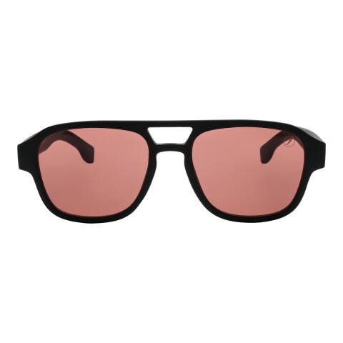 Lente de Sol Chilli Beans Baltimore Negro Matte - Rojo