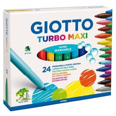 Marcadores Turbo Maxi Giotto x24 Marcadores Turbo Maxi Giotto x24
