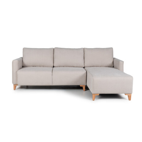 Rinconera Cuarzo - Tela Microfibra - Chaise derecho TC 1010 (Beige)