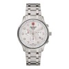Reloj Swiss Alpine Military Skymaster 7084.9132 para hombre con correa de acero Plateado