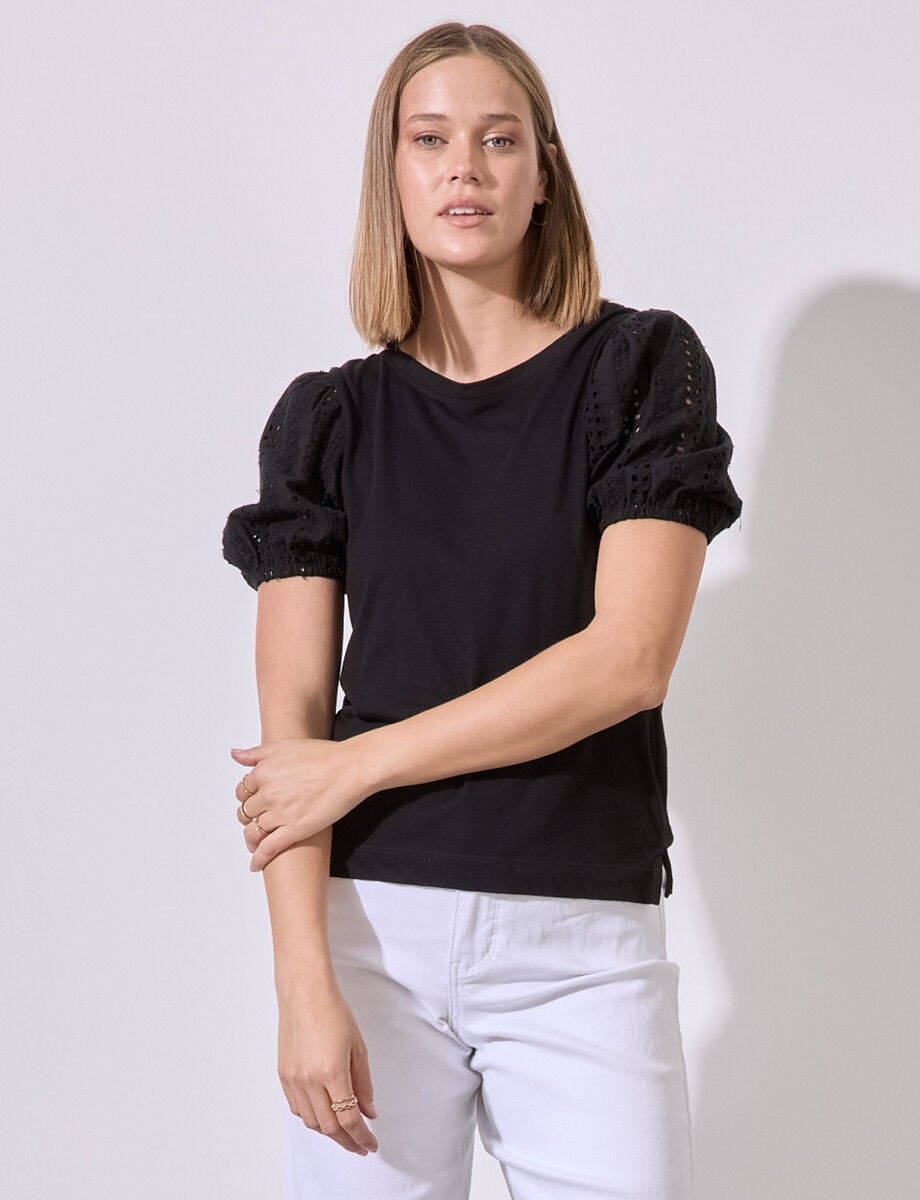 Blusa Broderie - Negro 