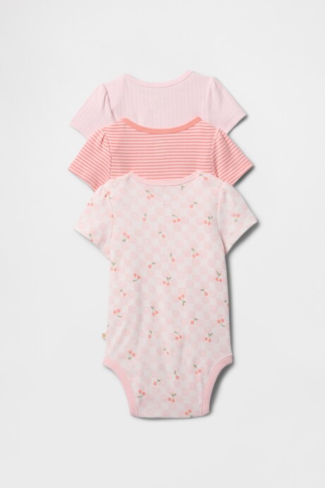 Bodies Pack X3 Bebé Cherry Blossom