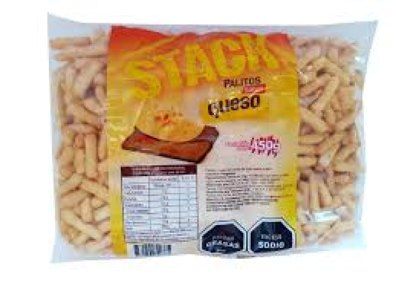 SNACK PALITOS STACK 450 QUESO 