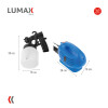 Pistola Para Pintar Lumax 650w Plastico Azul marino