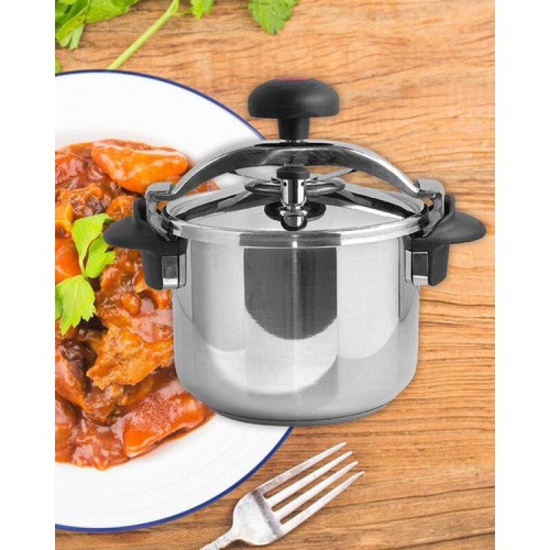 Olla a Presión Cuori Capri Nro 8 en Acero Inoxidable 7.5Lts Olla a Presión Cuori Capri Nro 8 en Acero Inoxidable 7.5Lts