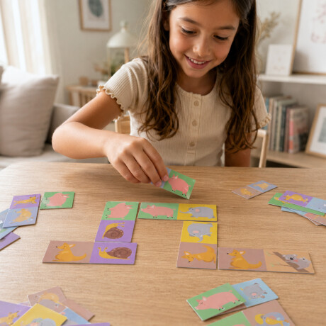 Display 9 Mini juegos de mesa Domino Sc
