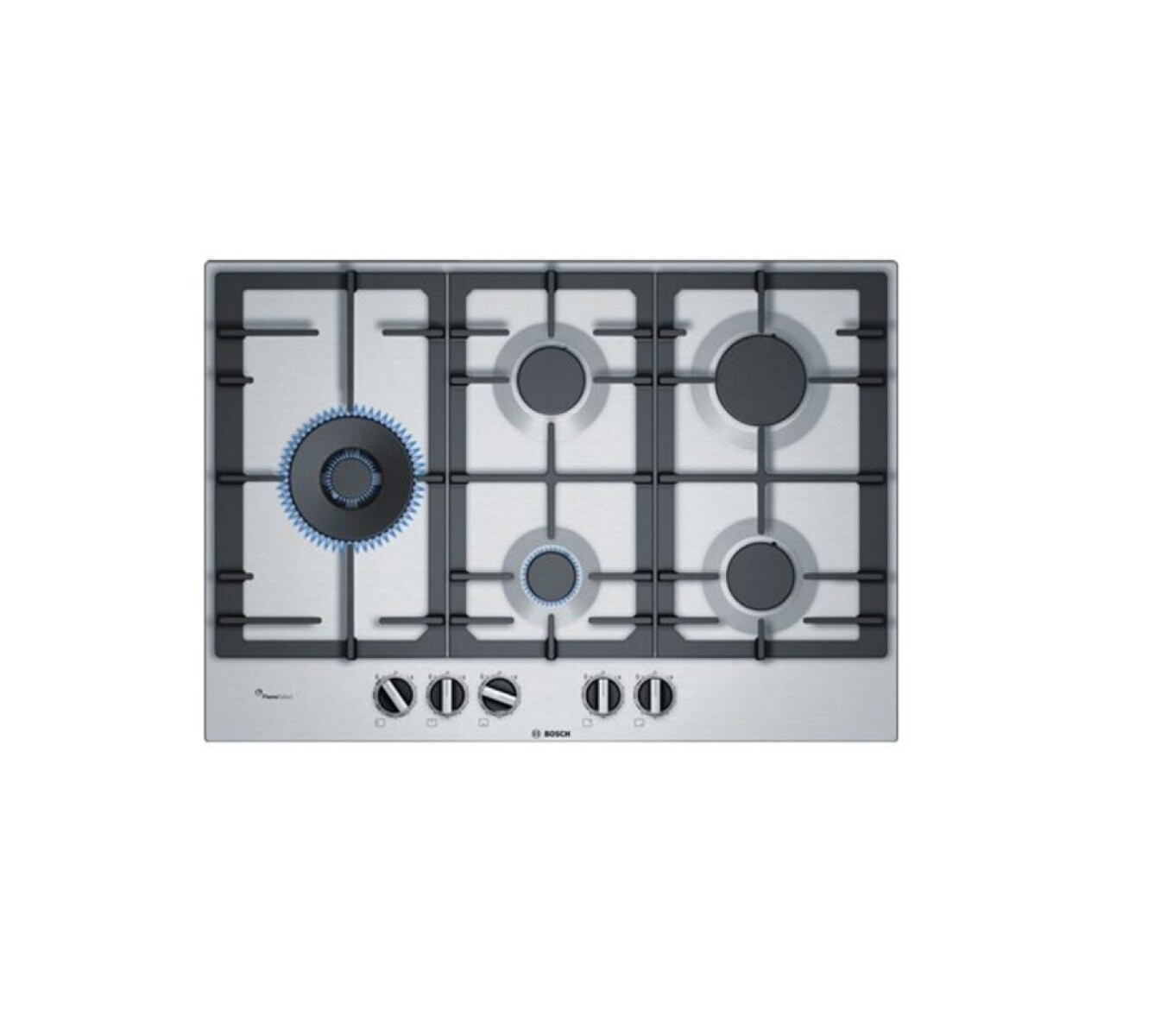 Anafe a Gas Bosch 5 hornallas Inox 75 cm PCS7A5B90 