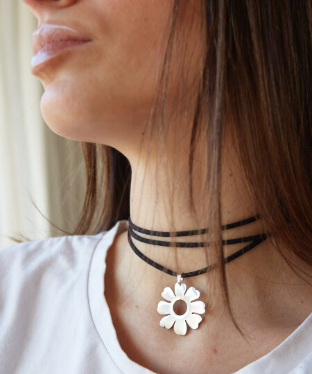 COLLAR MAXI FLOWER COLLAR MAXI FLOWER