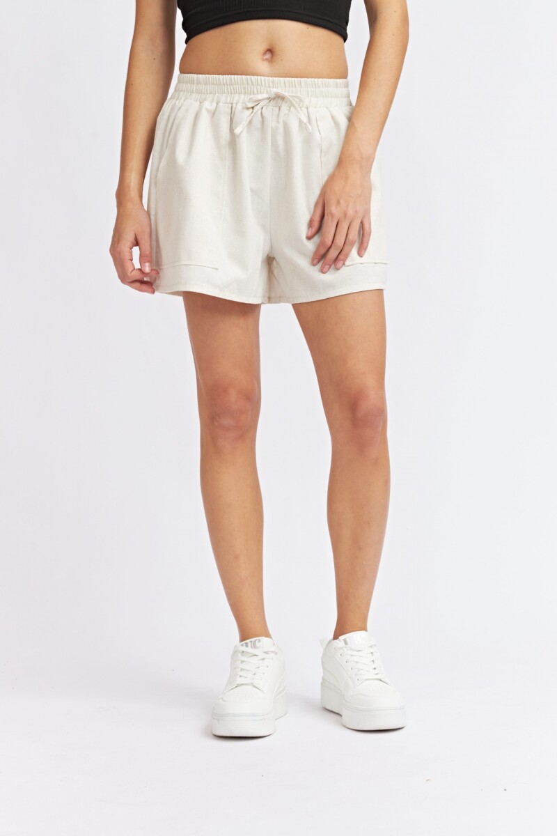 SHORT FLOR - CRUDO 