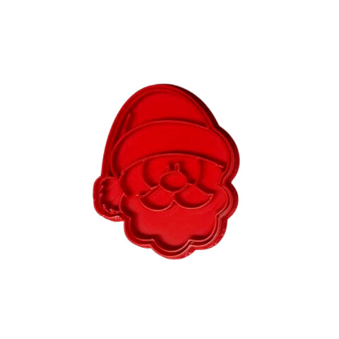 Cortante 3D Cara Papá Noel Cortante 3D Cara Papá Noel