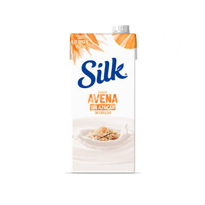 Leche Avena Sin Azúcar Silk 1L Bebida Silk Avena Sin Azucar 1