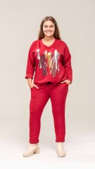 Pantalon Napoles rojo