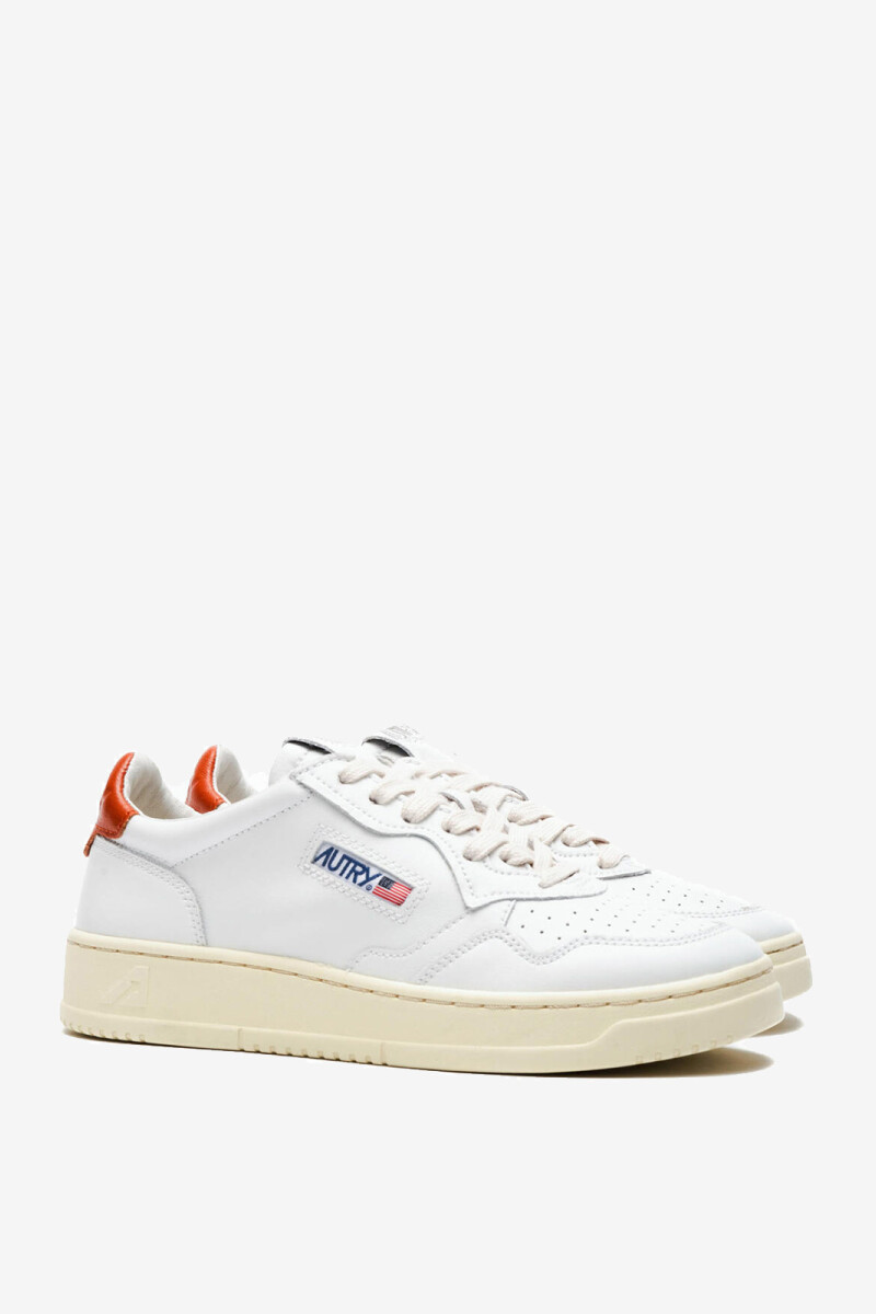 MEDALIST LOW WOM LEAT/LEAT WHT Blanco