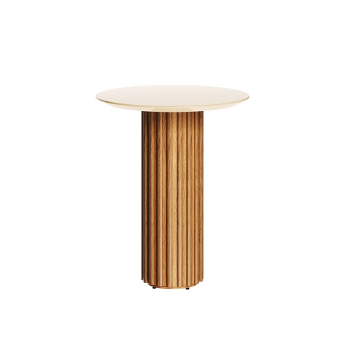 Mesa Lateral - 64cm - Linea Manhattan Beige