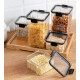 Set 4 Tarros Recipientes Hermeticos Para Cocina Blanco