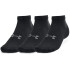 UA Essential Low Cut 3pk-PNK BLK-001