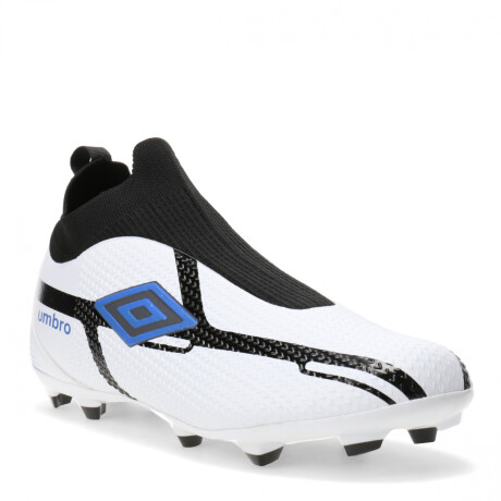 Championes de Hombre Umbro Fútbol 11 Fuzion Blanco - Azul Royal - Negro