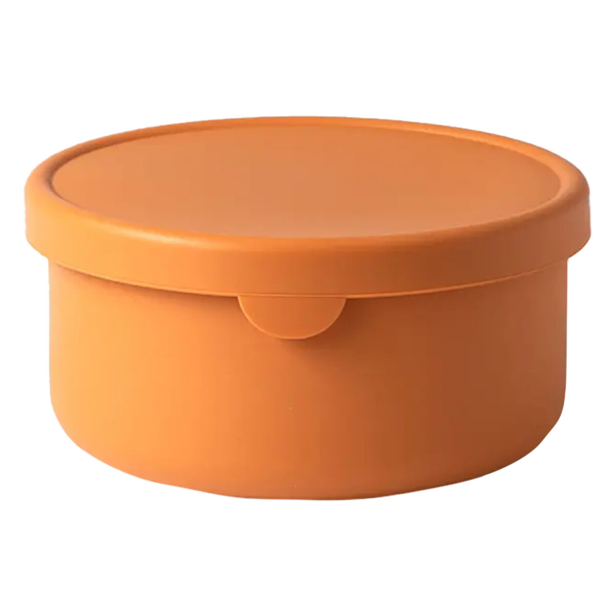 Contenedor Recipiente de Alimentos 700Ml c/ Tapa en Silicona - Naranja 