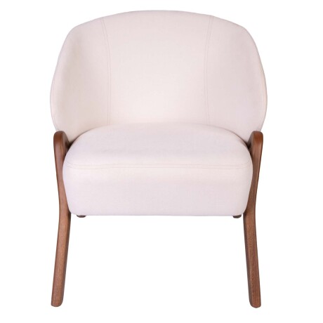 BUTACA TELA-Y-MADERA NATURAL-BEIGE ARCO OFF WHITE/MIEL