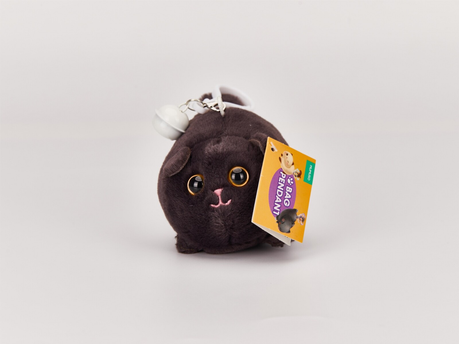 COLGANTE DE BOLSO (GATO NEGRO CON COLA GIRATORIA) 