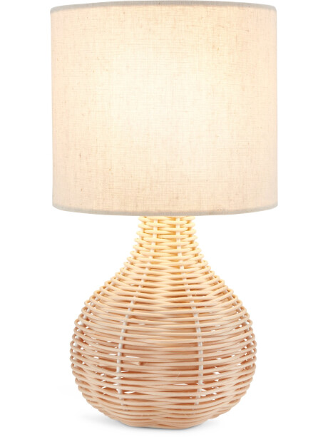 Lámpara mesa HELMER Ø17xA32cm natural Lámpara mesa HELMER Ø17xA32cm natural