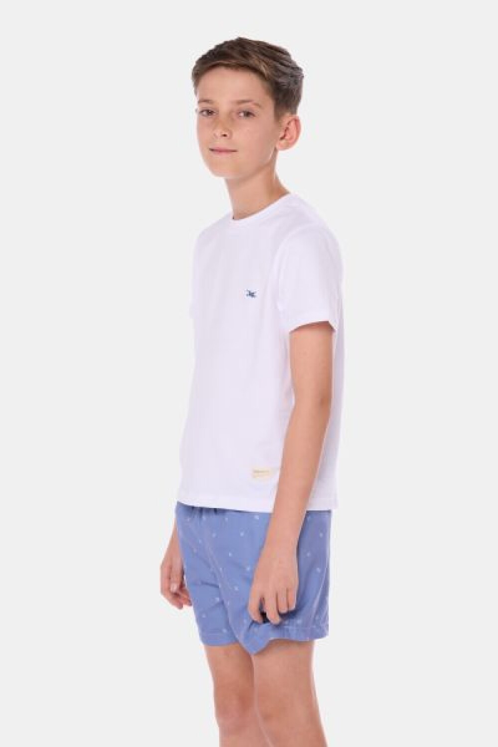 SHORT DE BAÑO ESTAMPADO Azul