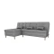 Sillón Cama con Chaise Izquierdo y derecho - Nice Gris Wood