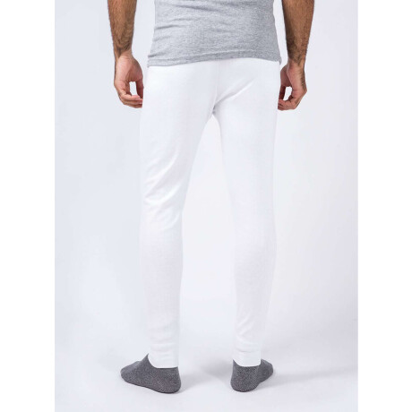 Calzoncillo largo interlock Blanco