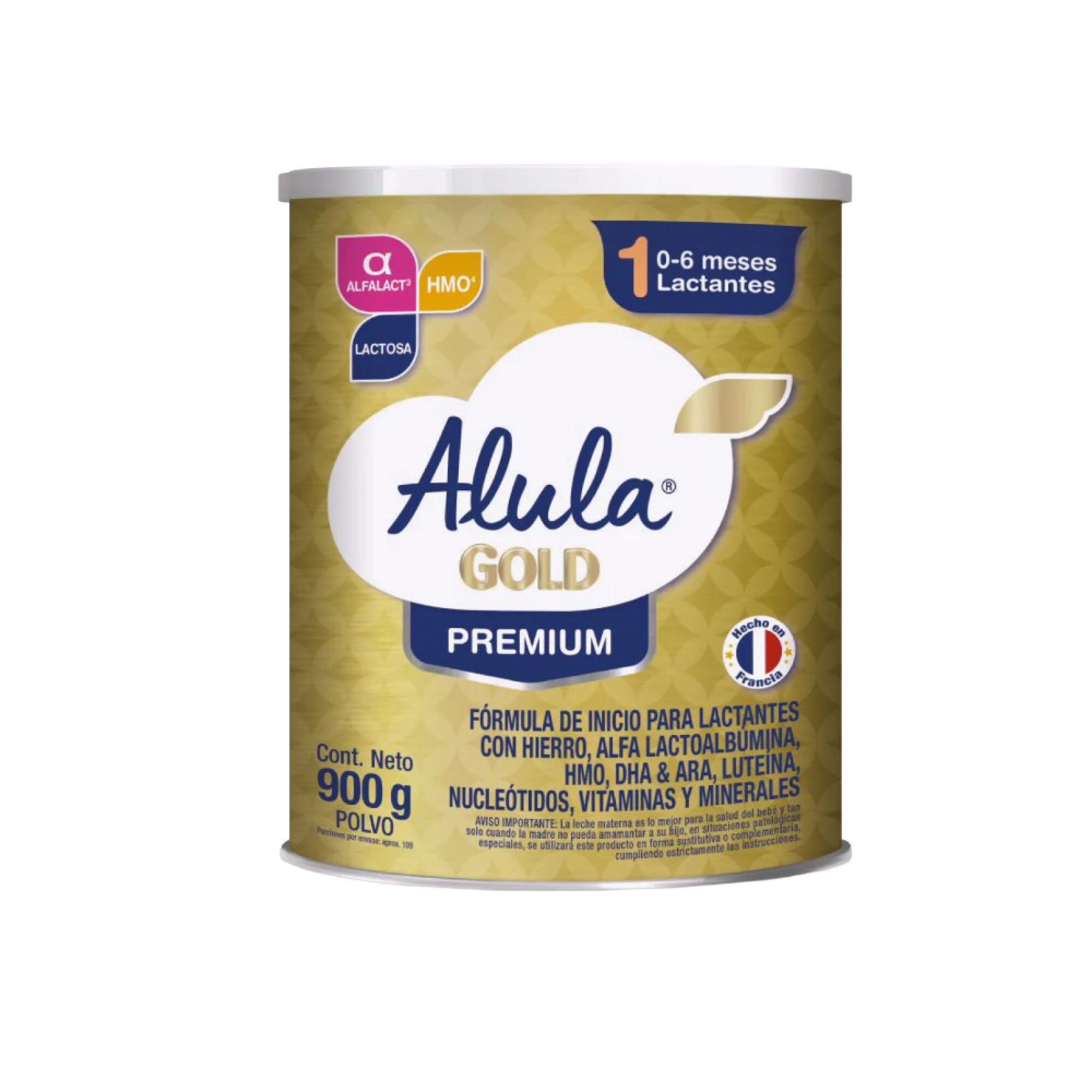 ALULA GOLD 1 PREMIUM POLVO LATA X 900G — Farmacenter