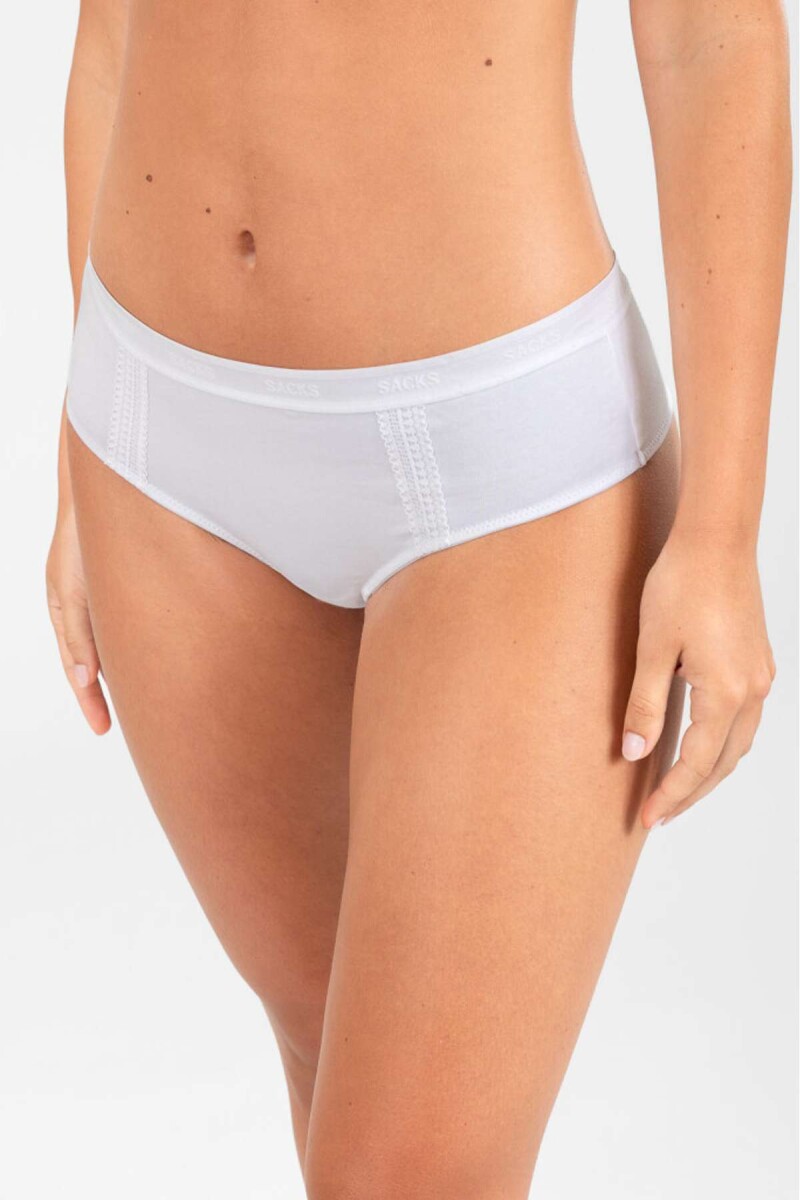 Colaless alta trama - Blanco 