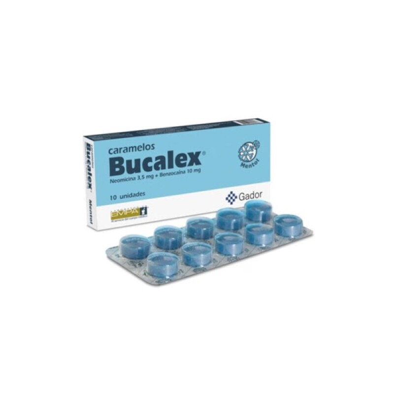Bucalex 10 Comprimidos Bucalex 10 Comprimidos