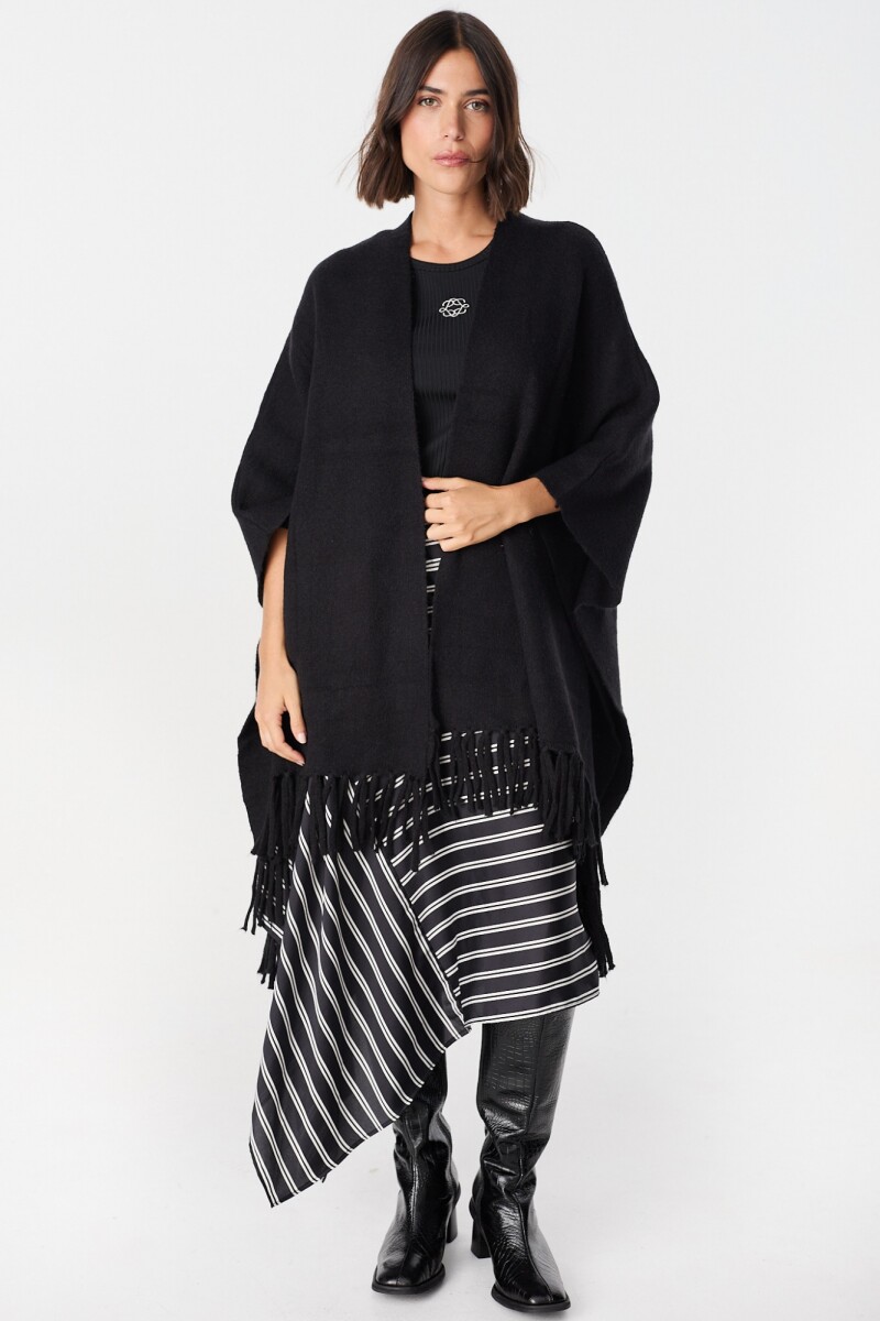 Ruana Calen - Negro 