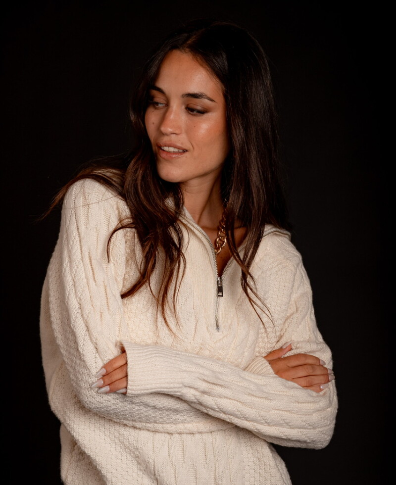 Buzo Camille crema
