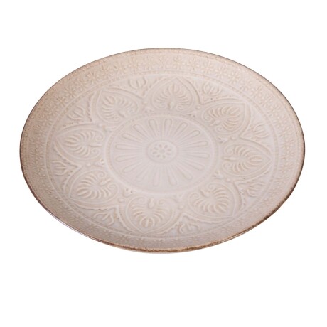 PLATO CERAMICA NATURAL-BEIGE MILLIE