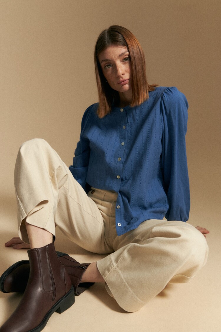 CAMISA ELOISE Azul Oscuro