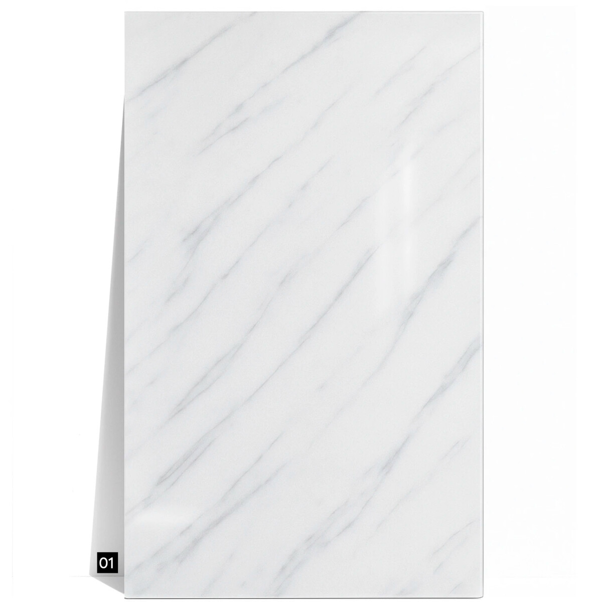 Revestimiento De Pared Placa Pvc Flexible 2.44 X 1.22mts - GRIS 