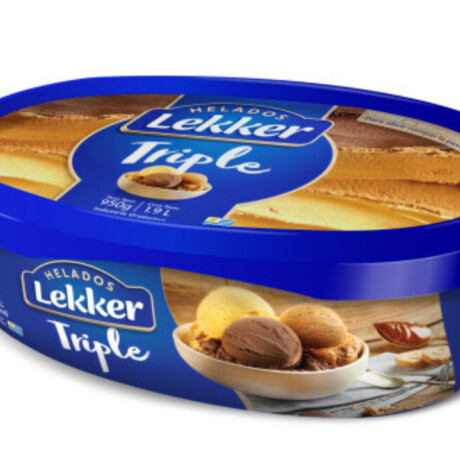 HELADO LEKKER 900ML TRIPLE SAMBAYON DULCE DE LECHE CHOCO HELADO LEKKER 900ML TRIPLE SAMBAYON DULCE DE LECHE CHOCO
