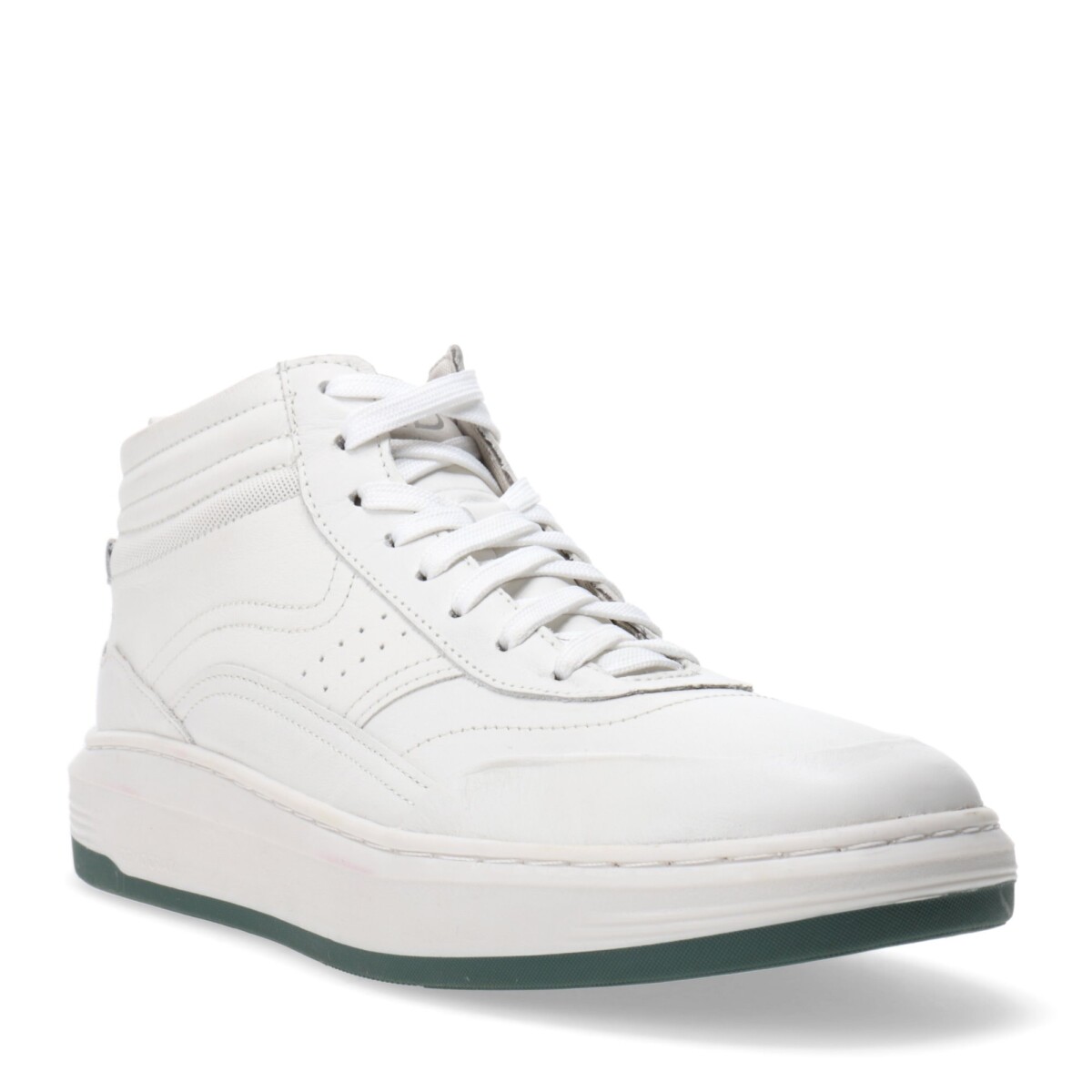 Championes de Hombre Democrata JHON estilo bota - Blanco 