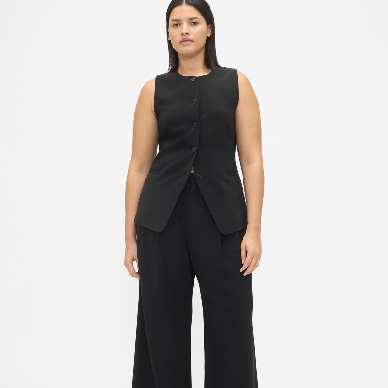 365 HR WIDE LEG - TRIBECA TWILL BLACK 1