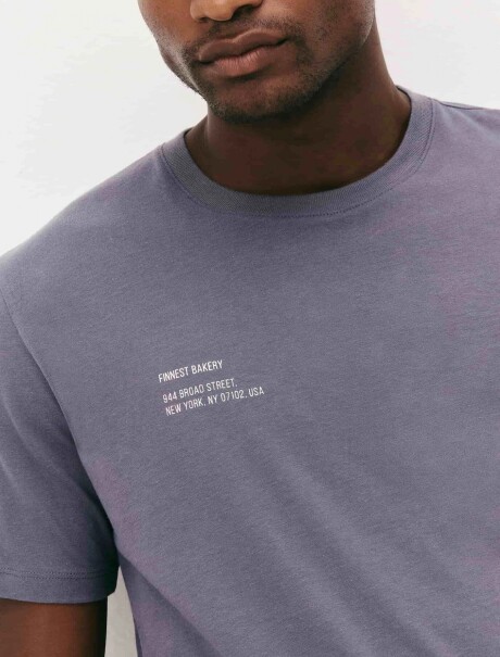 CAMISETA CON ESTAMPA MODELO REGULAR GRIS