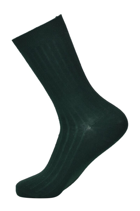 Pack x2 Media colegial color verde inglés