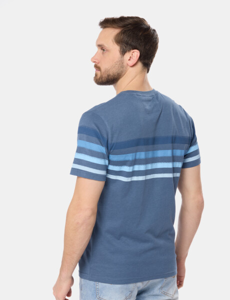 REMERA RAYADA Piedra