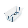 Bañito Plegable Flexi bath stokke Transparente / Azul