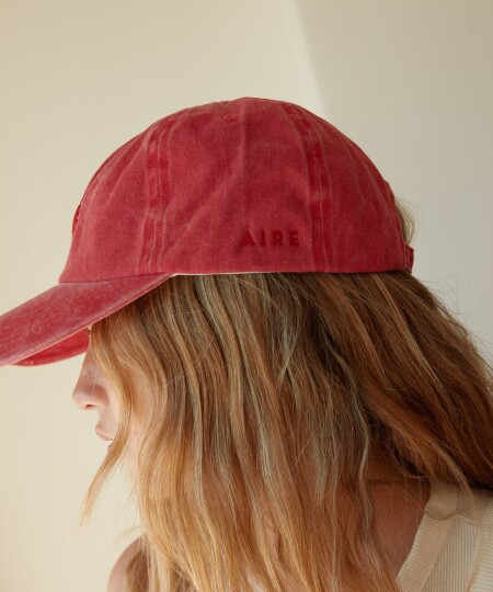 CAP SUN WASHED RED