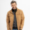 Campera suede Milan camel