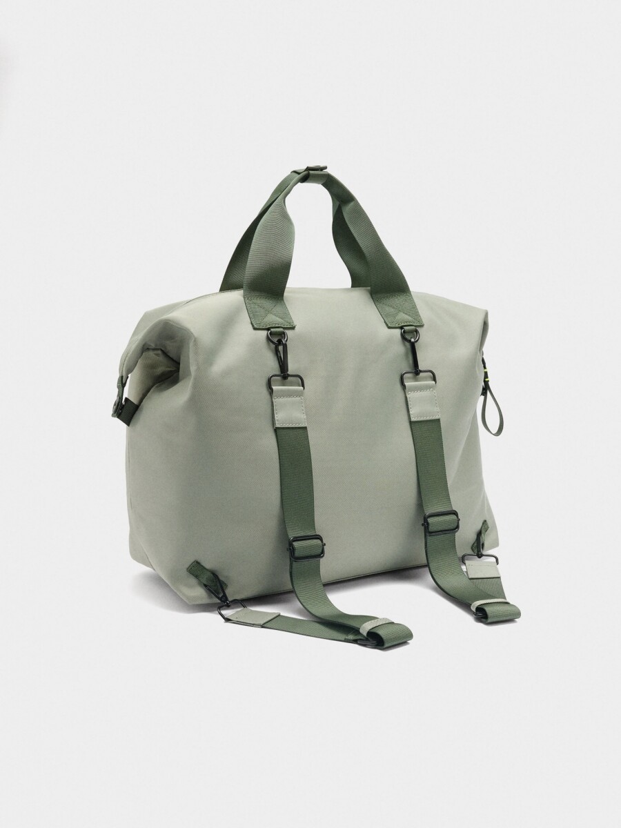 Bolso De Fin De Semana De Nylon gris