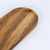 BANDEJA OVAL MARRON COMB 45X15X2CM Unica
