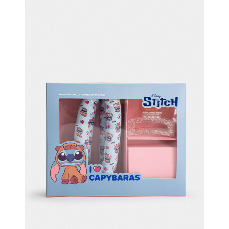 Set De Haircare ''stitch Capybara'' Combinacion Multicolor